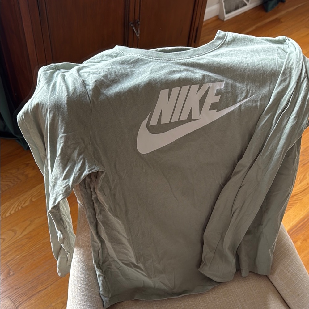 Nike Olive Long Sleeve Shirt